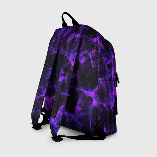 Рюкзак 3D Purple digital smoke neon - фото 2