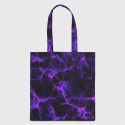 Шоппер 3D Purple digital smoke neon