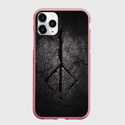 Чехол для iPhone 11 Pro Max матовый Bloodborne hunter символ охотника