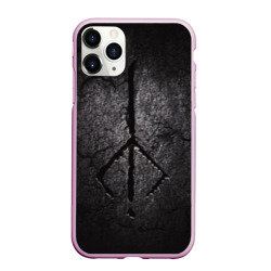 Чехол для iPhone 11 Pro Max матовый Bloodborne hunter символ охотника