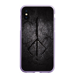 Чехол для iPhone XS Max матовый Bloodborne hunter символ охотника