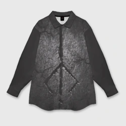 Женская рубашка oversize 3D Bloodborne hunter символ охотника