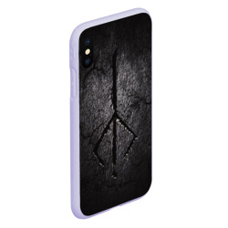 Чехол для iPhone XS Max матовый Bloodborne hunter символ охотника - фото 2