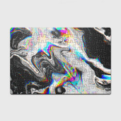 Головоломка Пазл магнитный 126 элементов Digital abstract glitch глитч