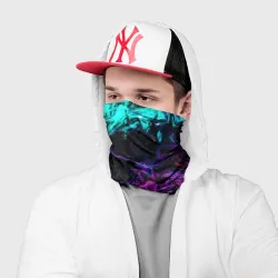 Бандана-труба 3D Неоновая абстракция neon - фото 2