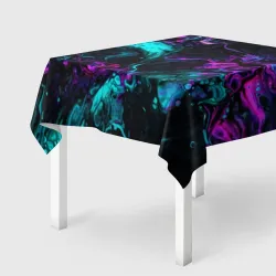 Скатерть 3D Неоновая абстракция neon