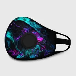 Маска из неопрена Неоновая абстракция neon