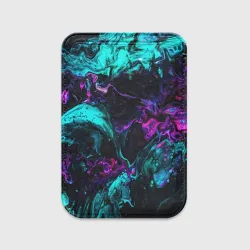 Картхолдер Magsafe магнитный Неоновая абстракция neon