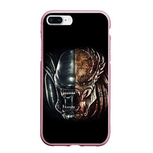 Чехол для iPhone 7Plus/8 Plus матовый Predator, цвет розовый