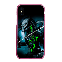 Чехол для iPhone XS Max матовый Predator