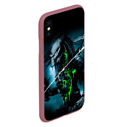 Чехол для iPhone XS Max матовый Predator - фото 2