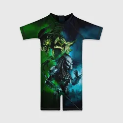 Детский купальный костюм 3D Predator