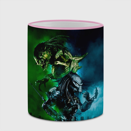 Кружка с полной запечаткой Predator, цвет Кант розовый - фото 4