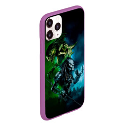 Чехол для iPhone 11 Pro Max матовый Predator - фото 2