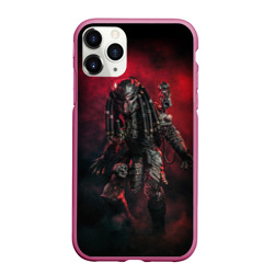 Чехол для iPhone 11 Pro Max матовый Predator хищник