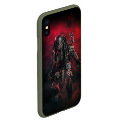 Чехол для iPhone XS Max матовый Predator хищник - фото 2