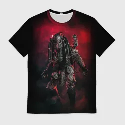 Мужская футболка 3D Predator хищник