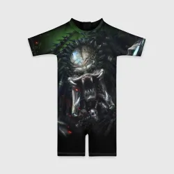 Детский купальный костюм 3D Predator