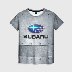 Женская футболка 3D Subaru Iron Субару