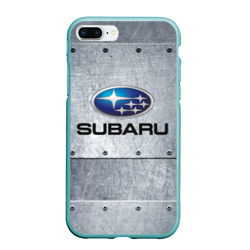 Чехол для iPhone 7Plus/8 Plus матовый Subaru Iron Субару