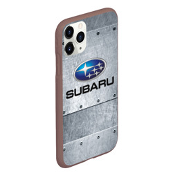 Чехол для iPhone 11 Pro Max матовый Subaru Iron Субару - фото 2