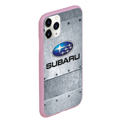 Чехол для iPhone 11 Pro Max матовый Subaru Iron Субару - фото 2