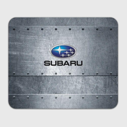 Прямоугольный коврик для мышки Subaru Iron Субару
