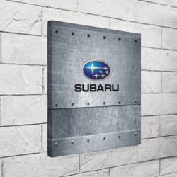 Холст квадратный Subaru Iron Субару - фото 2