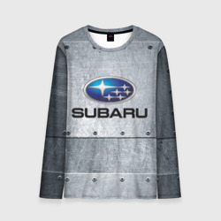 Мужской лонгслив 3D Subaru Iron Субару