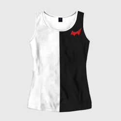 Женская майка 3D Monokuma красный глаз