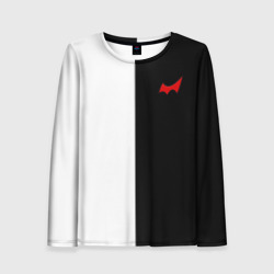 Женский лонгслив 3D Monokuma красный глаз