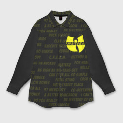 Мужская рубашка oversize 3D Wu-tang clan Ву Танг клан