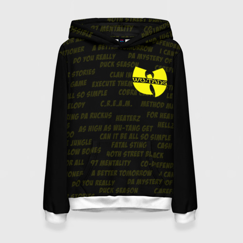 Женская толстовка 3D Wu-tang clan Ву Танг клан, цвет 3D печать