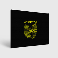 Холст прямоугольный Wu-Tang clan playlist