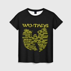 Женская футболка 3D Wu-Tang clan playlist