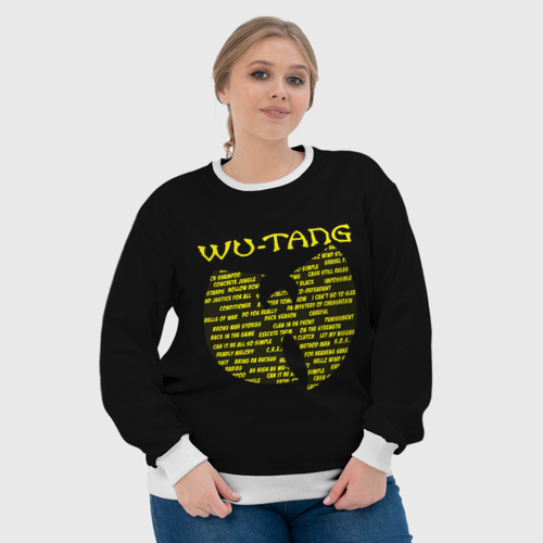 Женский свитшот 3D Wu-Tang clan playlist, цвет 3D печать - фото 6