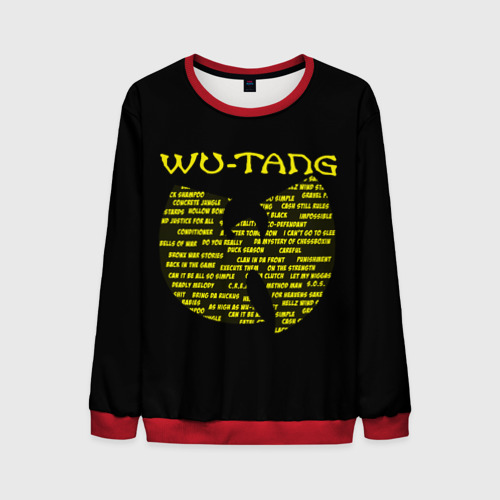 Мужской свитшот 3D с принтом Wu-Tang clan playlist, вид спереди #2