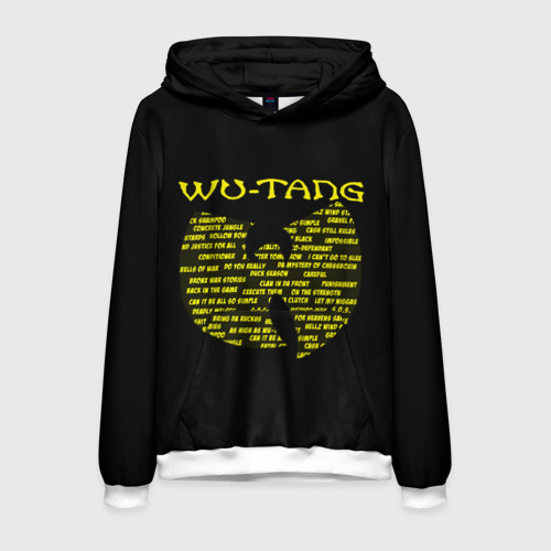 Мужская толстовка с принтом Wu-Tang clan playlist, вид спереди №1