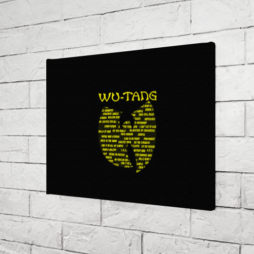 Холст прямоугольный Wu-Tang clan playlist, цвет 3D печать - фото 3