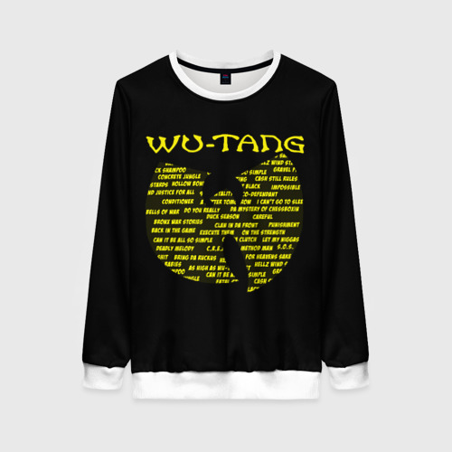 Женский свитшот 3D Wu-Tang clan playlist, цвет 3D печать