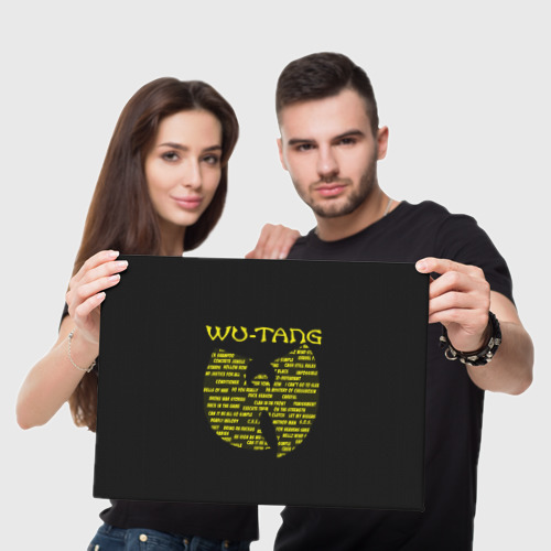 Холст прямоугольный Wu-Tang clan playlist, цвет 3D печать - фото 5