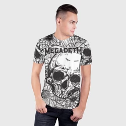 Мужская футболка 3D Slim Megadeth - фото 2