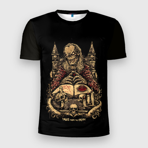 Мужская футболка 3D Slim с принтом Tales from the crypt, вид спереди #2