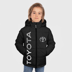 Зимняя куртка для мальчиков 3D Toyota carbon - фото 2