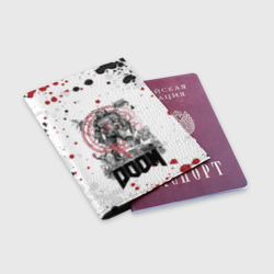 Обложка для паспорта матовая кожа Doom - фото 2