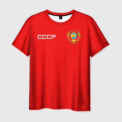 Мужская футболка 3D СССР red emblem