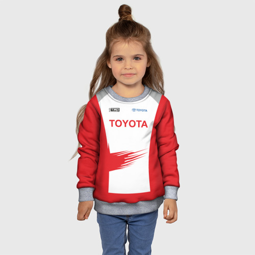 Детский свитшот 3D с принтом Toyota Driver, фото #4
