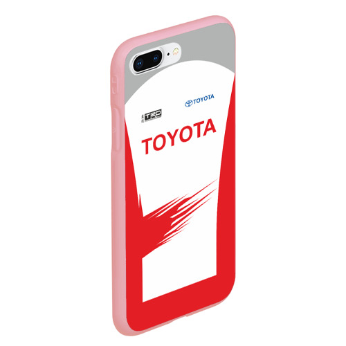 Чехол для iPhone 7Plus/8 Plus матовый с принтом Toyota Driver, вид сбоку #3
