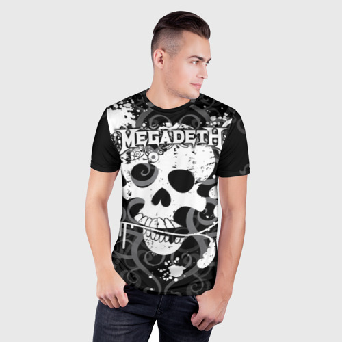 Мужская футболка 3D Slim Megadeth - фото 3
