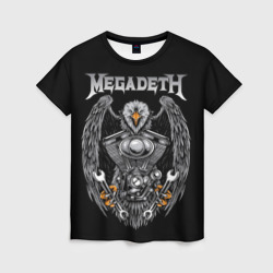 Женская футболка 3D Megadeth